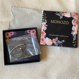 Monozo sterling silver bracelet